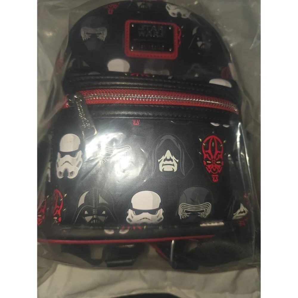 NWOT loungefly  Darth Vader Darth maul mini backpack bookbag purse bag tote!